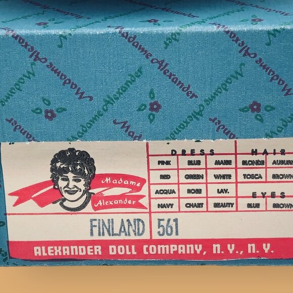 Madame Alexander 8" Doll Finland International Dolls Collection - Picture 3 of 9